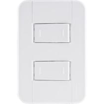 Conjunto 4 X 2 com 2 Interruptores Paralelos Branco - 10 a / 250 V - Tramontina