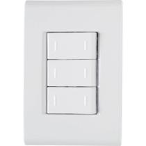 Conjunto 4 X 2 com 3 Interruptores Paralelos Liz 10a 250v Branco - Tramontina