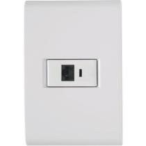 Conjunto 4" X 2" de 1 Tomada Rj11 - Tramontina Conjunto 4" X 2" de 1 Tomada Rj11 - Tramontina