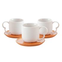 Conjunto 4 Xícaras de Café Oasis 90ml - PCLN231 - ETILUX