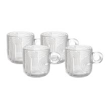 Conjunto 4 Xícaras De Vidro Frankfurt 100Ml