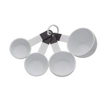 Conjunto 4 Xícaras Medidoras Branco Confeitaria KitchenAid Conjunto 4 Xícaras Medidoras Branco Confeitaria KitchenAid