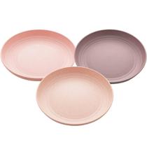 Conjunto 48 Pratos de Bambu e Polipropileno 27cm Lyor Bandeja para Restaurantes Eventos Conjunto 48 Pratos de Bambu e Polipropileno 27cm Lyor Bandeja para Restaurantes Eventos