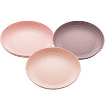 Conjunto 48 Pratos de Bambu e Polipropileno 27cm Lyor Bandeja para Restaurantes Eventos Conjunto 48 Pratos de Bambu e Polipropileno 27cm Lyor Bandeja para Restaurantes Eventos