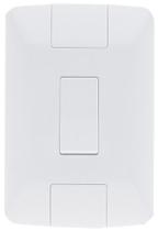 Conjunto 4x2 1 Interruptor Paralelo Aria Branco 57241002