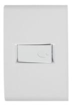 Conjunto 4x2 1 Interruptor Pulsador Campainha Liz Tramontina