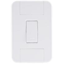 Conjunto 4x2 1 Interruptor Simples 10A 250V Branco TABLET