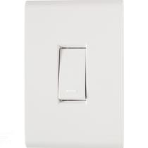 Conjunto 4X2 - 1 interruptor simples 10A 250V~ Conjunto 4X2 - 1 interruptor simples 10A 250V~