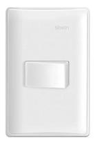 Conjunto 4x2 1 Interruptor Simples Branco 19931-30 - Simon
