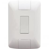 Conjunto 4x2 1 Interruptor Simples Tramontina Aria 6 A 250 V Branco
