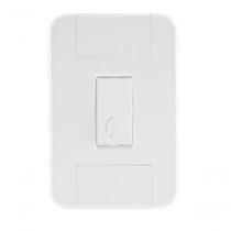 Conjunto 4x2 1 Pulsador Campainha 10 A 250 V Tramontina Branco Conjunto 4x2 1 Pulsador Campainha 10 A 250 V Tramontina Branco