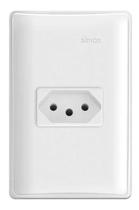 Conjunto 4x2 1 Tomada 20a 250V Branco Simon