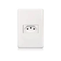 Conjunto 4x2 1 tomada 20a 2p+t 250v stella cor branco