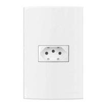 Conjunto 4x2 1 Tomada 2P+T 10A 250V Branco SLEEK