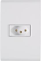 Conjunto 4X2 - 1 Tomada 2P+T 20A 250V 57170213 - Tramontina eletrik Conjunto 4X2 - 1 Tomada 2P+T 20A 250V 57170213 - Tramontina eletrik