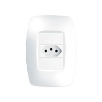 Conjunto 4x2 1 Tomada 2p+t 20a/250v Fame Elegance Conjunto 4x2 1 Tomada 2p+t 20a/250v Fame Elegance