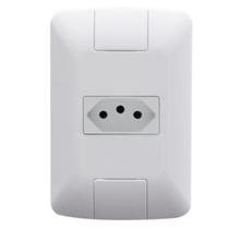 Conjunto 4x2 1 Tomada 2P+T 20A Br ARIA 57241013 TRAMONTINA Conjunto 4x2 1 Tomada 2P+T 20A Br ARIA 57241013 TRAMONTINA