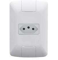 Conjunto 4x2 1 Tomada 2P+T Aria 10A 250V Branco Tramontina 3961 Conjunto 4x2 1 Tomada 2P+T Aria 10A 250V Branco Tramontina 3961