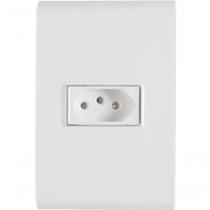 Conjunto 4x2 1 Tomada 2p+t Tramontina Liz 20 A 250 V Branco Conjunto 4x2 1 Tomada 2p+t Tramontina Liz 20 A 250 V Branco