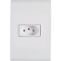 Conjunto 4x2 1 Tomada 2P+T Tramontina Liz 20 A 250 V Branco