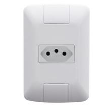 Conjunto 4x2 1 Tomada 2P+T10A Branco ARIA 57241010 TRAMONTINA