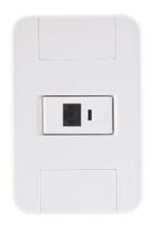 Conjunto 4X2 - 1 tomada RJ11 Conjunto 4X2 - 1 tomada RJ11