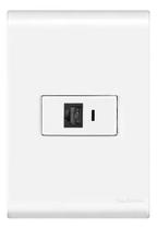 Conjunto 4x2 1 Tomada RJ45 Cat 6 Branco Tramontina Conjunto 4x2 1 Tomada RJ45 Cat 6 Branco Tramontina