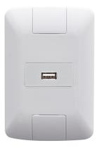 Conjunto 4x2 1 Tomada USB 1,5 A Bivolt Tramontina Aria