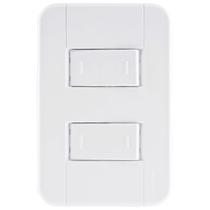 Conjunto 4x2 2 Interruptores Paralelos 10a/250v Branco
