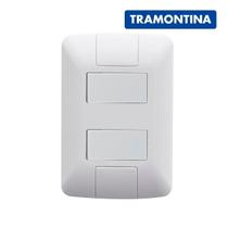 Conjunto 4X2 2 Interruptores Paralelos 6 250V Tramontina