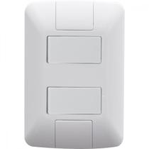 Conjunto 4x2 2 Interruptores Paralelos Tramontina 6 A 250 V Conjunto 4x2 2 Interruptores Paralelos Tramontina 6 A 250 V