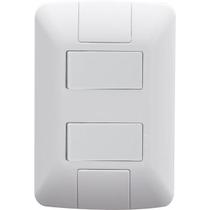 Conjunto 4x2 2 Interruptores Simples Tramontina Aria 6 A Conjunto 4x2 2 Interruptores Simples Tramontina Aria 6 A