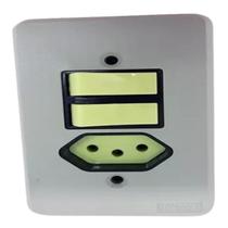 Conjunto 4x2 2 Simples + Tomada 10a - Radial