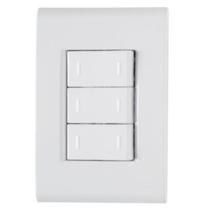 Conjunto 4x2 3 Interruptor Paralelo 10A Branco LIZ TRAMONTINA