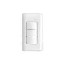 Conjunto 4x2 3 Interruptor Simples 10A BC 19937-30 Simon 19 Conjunto 4x2 3 Interruptor Simples 10A BC 19937-30 Simon 19
