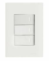 Conjunto 4X2 - 3 interruptores simples 10A 250V~