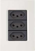 Conjunto 4X2 - 3 tomadas 2P+T 20A 250V~