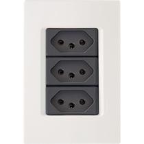 Conjunto 4x2 - 3 Tomadas 2p+t 20a 250v~ Tramontina