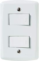 Conjunto 4X2 C 2 Interruptores 10 A 250 V Tramontina Lux2