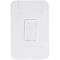 Conjunto 4x2 Com 1 Interruptor Bipolar Simples 10 A 250 V Tramontina Tablet Branco Tramontina