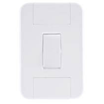 Conjunto 4x2 com 1 Interruptor Bipolar Simples 10 A 250 V Tramontina Tablet Branco