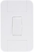 Conjunto 4x2 com 1 Interruptor Bipolar Simples 10 A 250 V Tramontina Tablet Branco