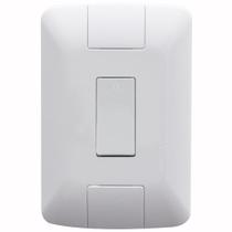 Conjunto 4x2 com 1 Interruptor Bipolar Simples Tramontina Aria 10 Amperes 250 Volts Branco - 57241004 - TRAMONTINA