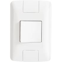 Conjunto 4x2 com 1 Interruptor Bipolar Simples Tramontina Aria 25 A 250 V Branco Conjunto 4x2 com 1 Interruptor Bipolar Simples Tramontina Aria 25 A 250 V Branco