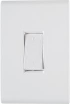 Conjunto 4x2 com 1 Interruptor Bipolar Tramontina Liz 10 A 250 V Branco