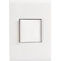 Conjunto 4x2 Com 1 Interruptor Bipolar Tramontina Liz 25 A 250 V Branco Tramontina