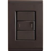 Conjunto 4x2 com 1 Interruptor Paralelo 10 a 250 V Tramontina Liz Grafite Tramontina