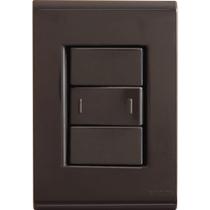 Conjunto 4x2 com 1 Interruptor Paralelo 10 A 250 V Tramontina Liz Grafite Conjunto 4x2 com 1 Interruptor Paralelo 10 A 250 V Tramontina Liz Grafite