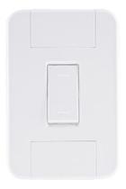 Conjunto 4x2 com 1 Interruptor Paralelo 10 A 250 V Tramontina Tablet Branco