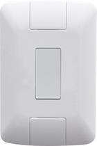 Conjunto 4x2 com 1 Interruptor Paralelo Tramontina Aria 6 A 250 V Branco